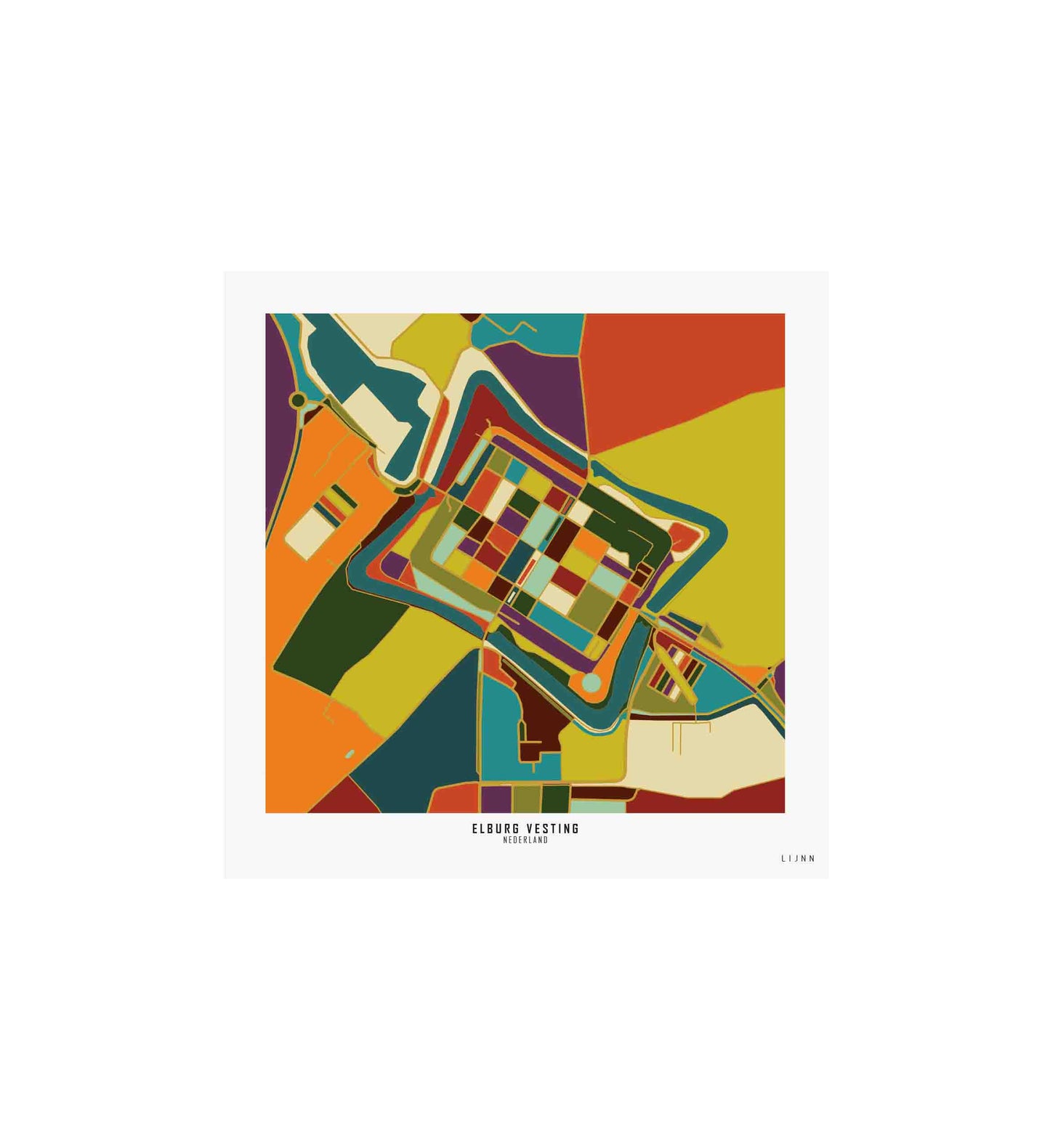 Elburg Vesting - Map