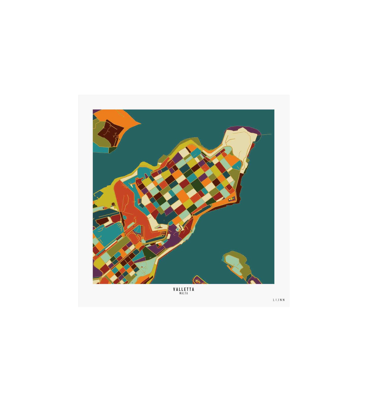 Valletta - Map